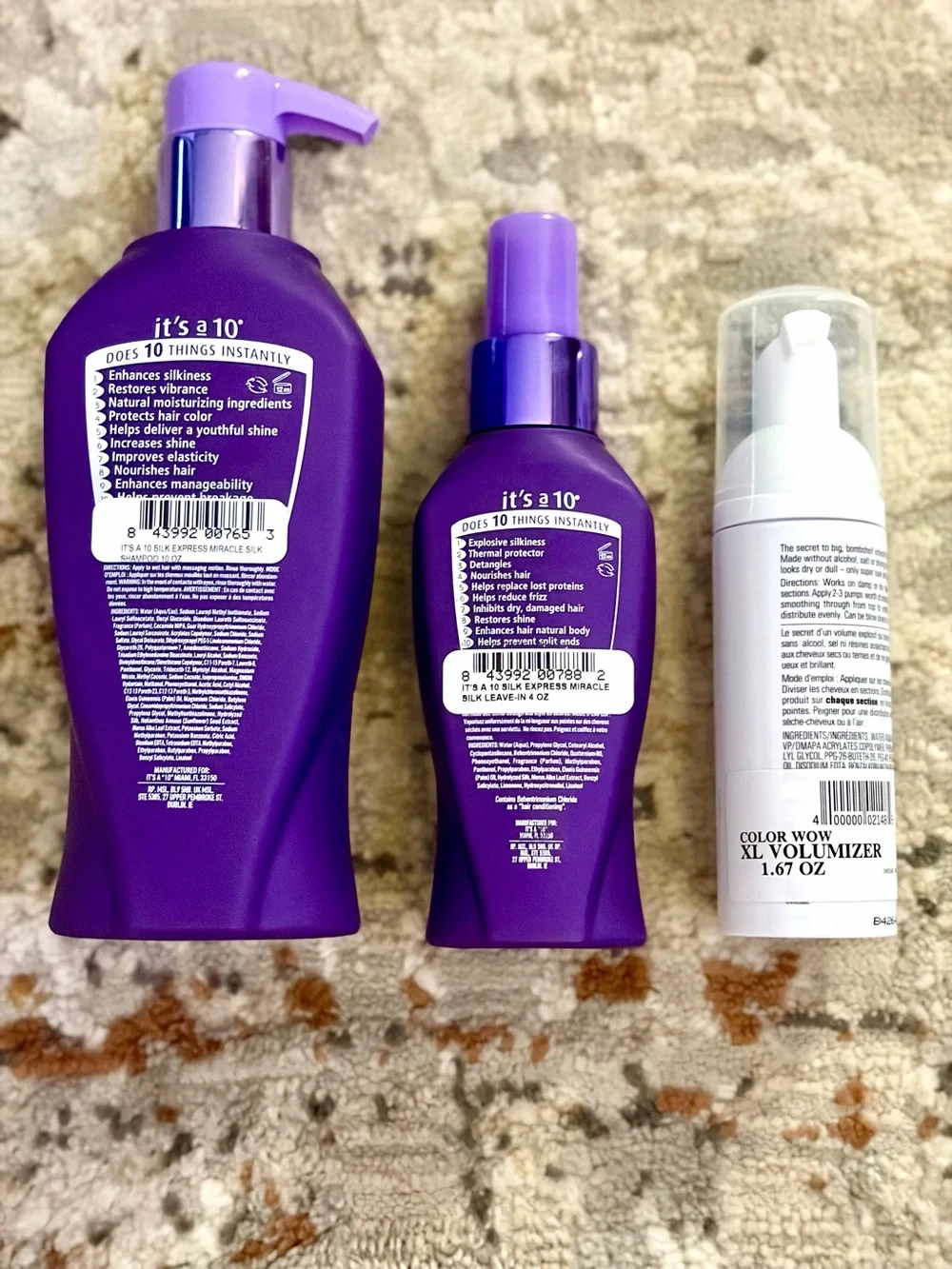It's a 10 Silk Express Miracle Silk Shampoo & Leave-In Duo in Purple Sealed.